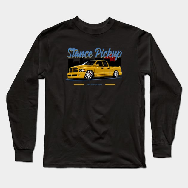 RAM 1500 SRT Stance Pickup Long Sleeve T-Shirt by Turbo29